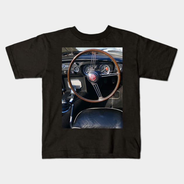 MGC Vintage British Sportscar. Kids T-Shirt by JonDelorme